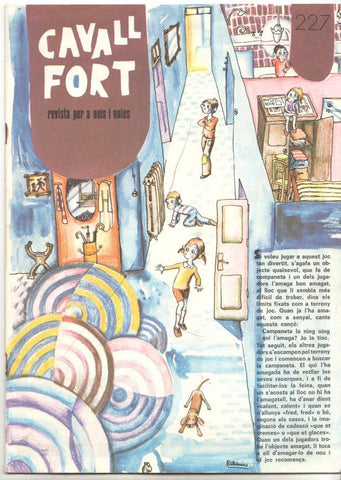 Revista Cavall Fort numero 227, maig 1972 - El joc de la campaneta