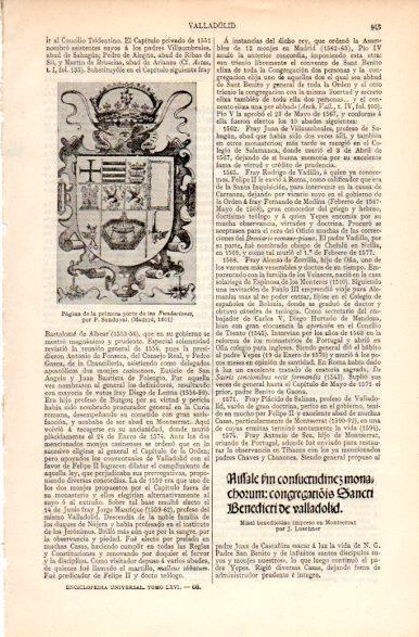 LAMINA V31339: Pagina de las Fundaciones por P. Sandoval 1601