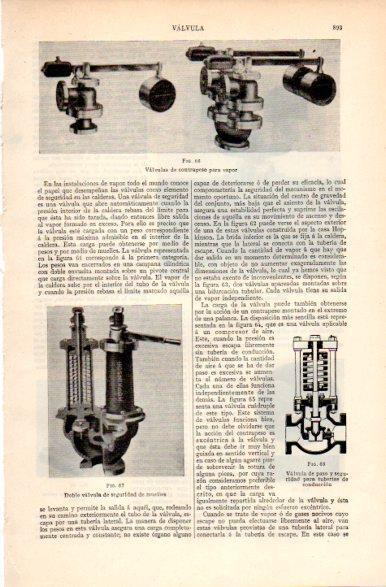 LAMINA V31318: Valvulas de contrapeso para vapor