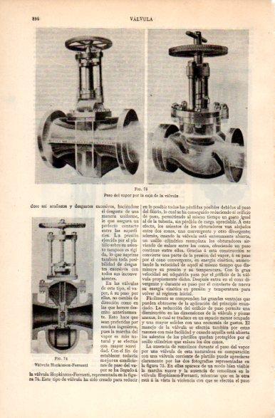 LAMINA V31319: Paso de vapor por la caja de la valvula
