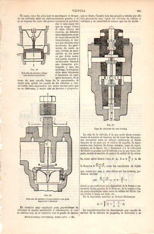 LAMINA V31326: Caja de valvulas de una bomba