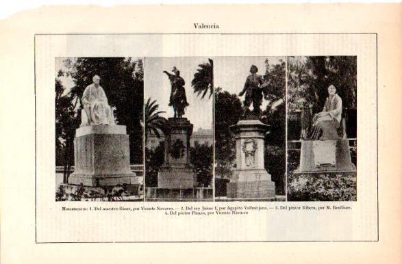 LAMINA V31377: Monumentos en Valencia