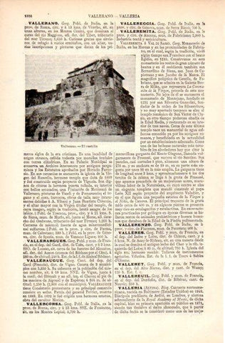 LAMINA V31384: Castillo de Vallerano, Italia