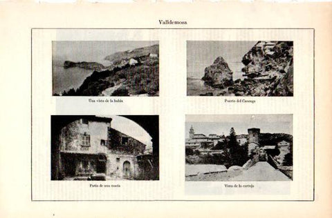 LAMINA V31370: Vistas de Valldemosa, Mallorca