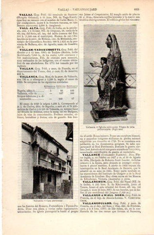 LAMINA V31358: Virgen y casa particular en Vallanca, Valencia