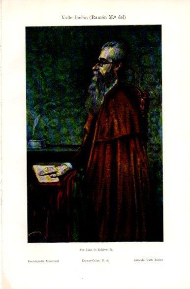 LAMINA V31366: Valle Inclan por Juan de Echevarria