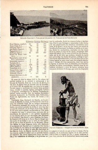 LAMINA V31312: Puerto y Valle del Golfo en Valverde, Canarias