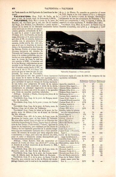 LAMINA V31311: Vista parcial de Valverde, Canarias