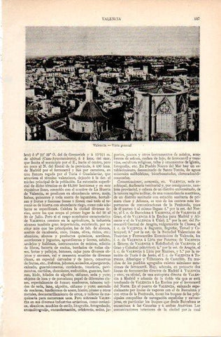 LAMINA V31259: Vista general de Valencia