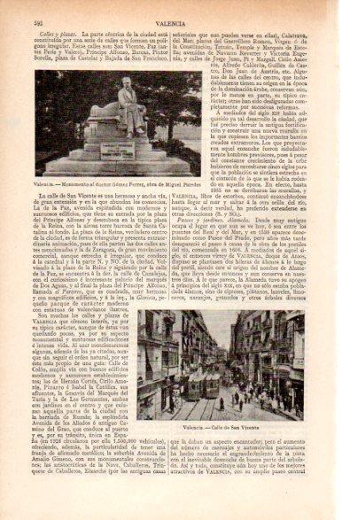 LAMINA V31260: Calle de San Vicente en Valencia
