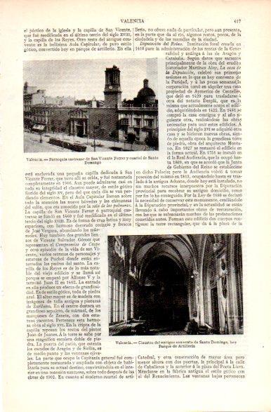 LAMINA V31271: Parroquia castrense de San Vicente Ferrer, Valencia