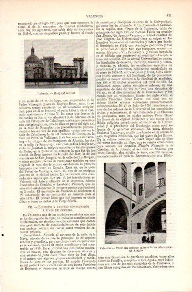 LAMINA V31273: Hospital Militar de Valencia