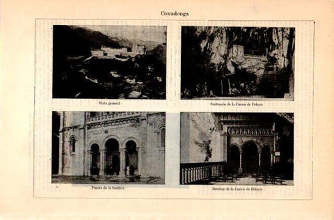 LAMINA V31240: Vistas de Covadonga