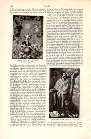 LAMINA V31245: Asunto mistico y El apostol san Andres por Valdes Leal