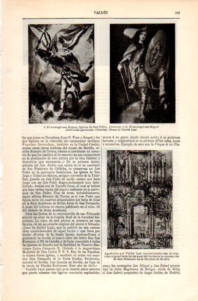 LAMINA V31247: El arcangel San Miguel por Valdes Leal