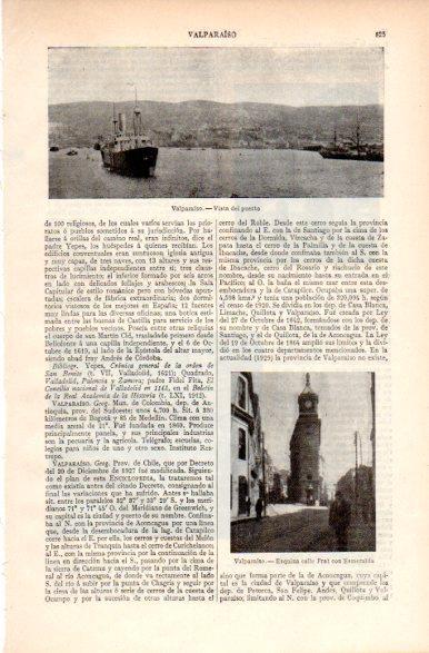 LAMINA V31301: Puerto y calle Prat en Valparaiso