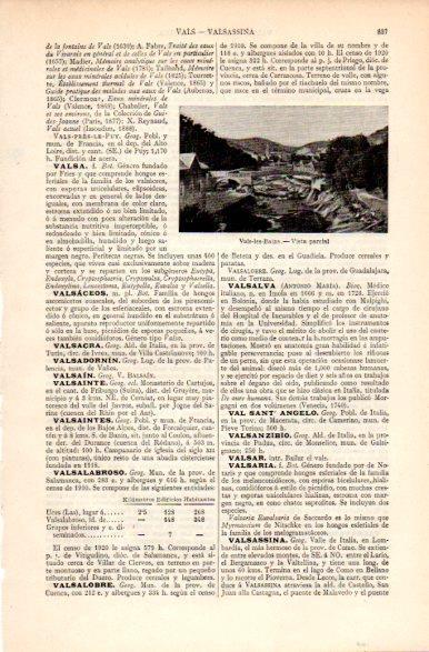 LAMINA V31305: Vista parcial de Vals-les-Bains