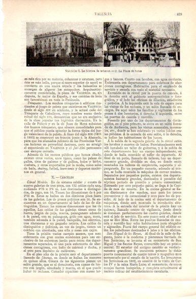 LAMINA V31275: Fabrica de tabacos y Plaza de toros de Valencia