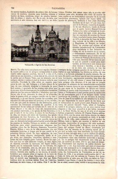 LAMINA V31293: Iglesia de San Severino en Valmaseda, Vizcaya