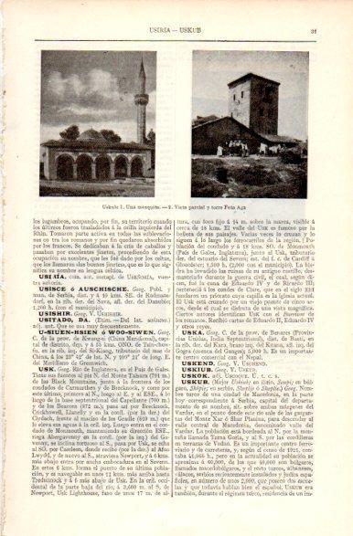 LAMINA V31492: Mezquita y Torre Feta Aga en Uskub