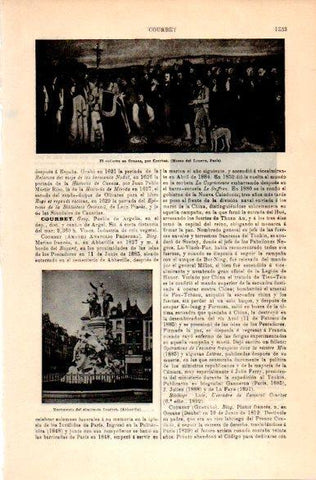 LAMINA V31481: Monumento del almirante Courbet en Abbeville