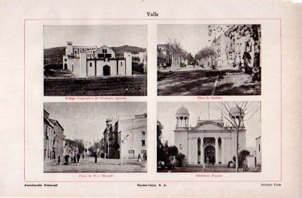 LAMINA V31470: Vistas de Valls, Tarragona