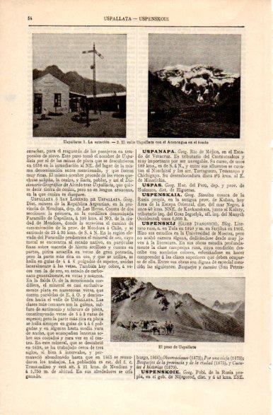 LAMINA V31474: Estacion y Paso de Uspallata, Argentina