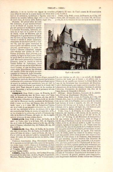 LAMINA V31475: Castillo de Usse, Francia
