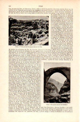 LAMINA V31476: Puente de Hawkeyl en Utah, Estados Unidos