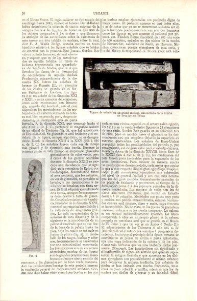 LAMINA V31479: Ushabti en un ataud, Tumba de Teta-ky Tebas