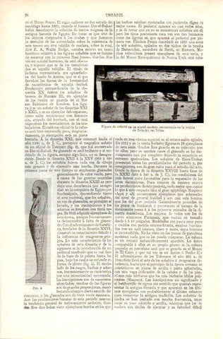 LAMINA V31479: Ushabti en un ataud, Tumba de Teta-ky Tebas