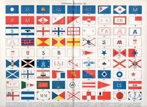 LAMINA V31505: Banderas de contraseña