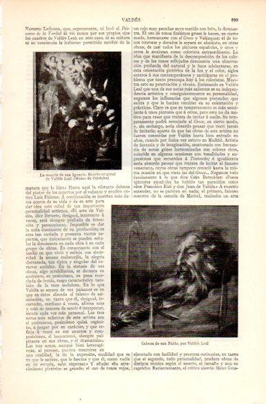 LAMINA V31238: Cabeza de san Pablo por Valdes Leal
