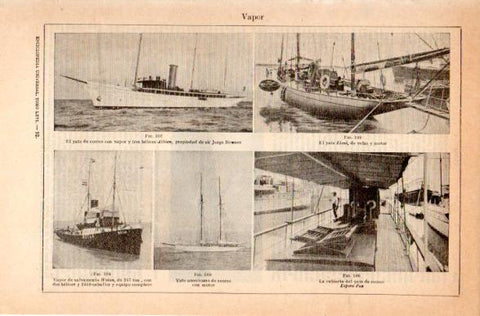 LAMINA V31464: Yates de recreo