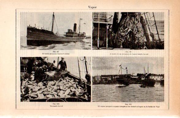 LAMINA V31462: Barco pesquero Lucien Fontaine y Aragon