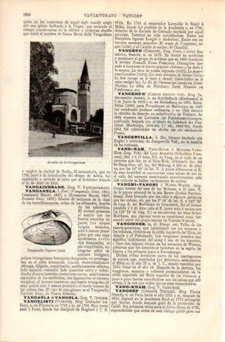 LAMINA V31414: Abadia de la Vangadizza, Italia