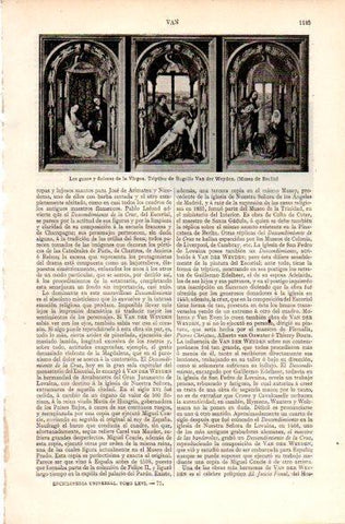 LAMINA V31407: Los gozos y dolores de la Virgen por Van der Weyden