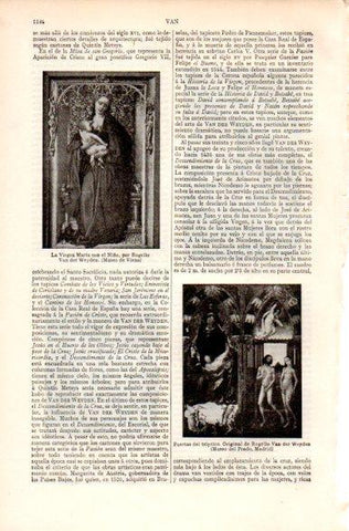 LAMINA V31406: Obras por Van der Weyden