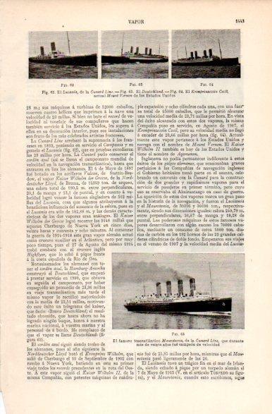 LAMINA V31454: Transatlantico Mauretania de la Cunard Line