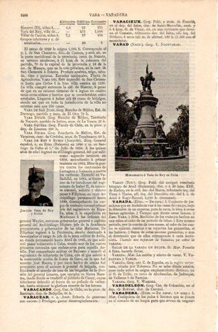 LAMINA V31458: Monumento a Vara de Rey en Ibiza