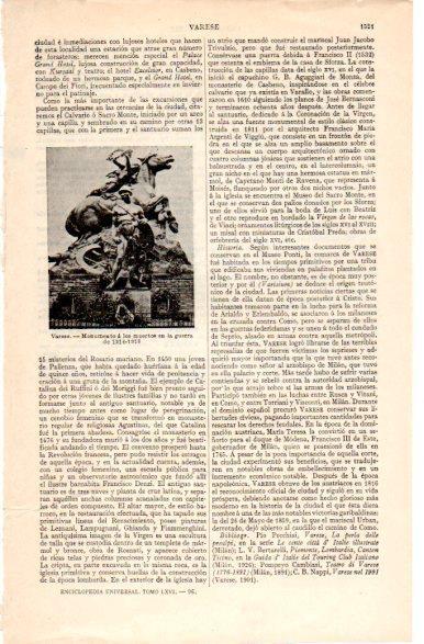 LAMINA V31460: Monumento a los muertos en la guerra 1914-1918 en Varese