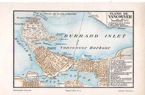 LAMINA V31461: Plano de Vancouver