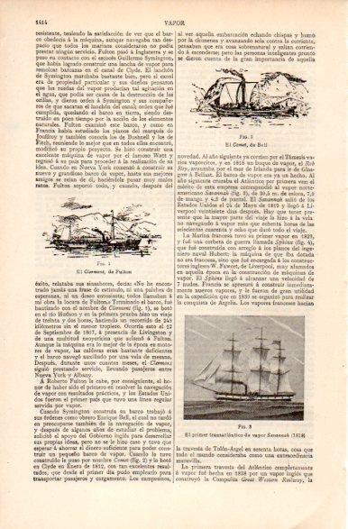 LAMINA V31446: Transatlantico de vapor Savannah 1819