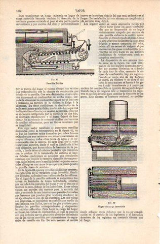 LAMINA V31426: Parrilla Tailfer de vapor