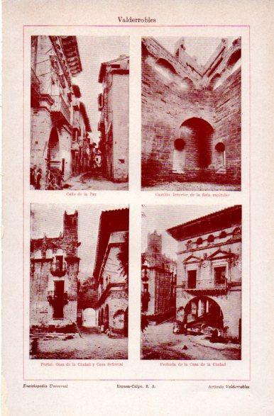 LAMINA V31236: Vistas de Valderrobles