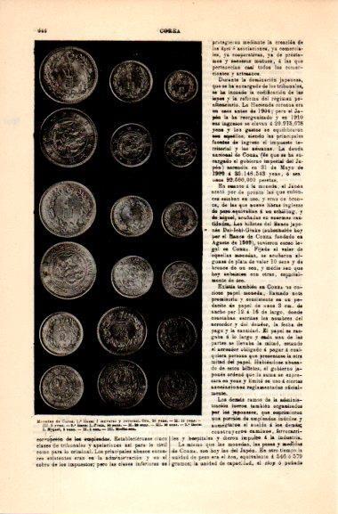 LAMINA V31034: Monedas de Corea