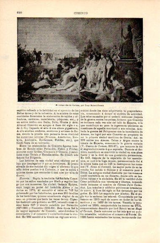 LAMINA V31039: El ultimo dia de Corinto por T. Robert-Fleury