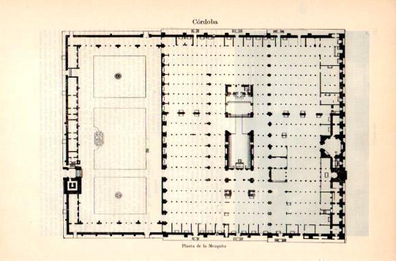 LAMINA V31015: Planta de la Mezquita de Cordoba
