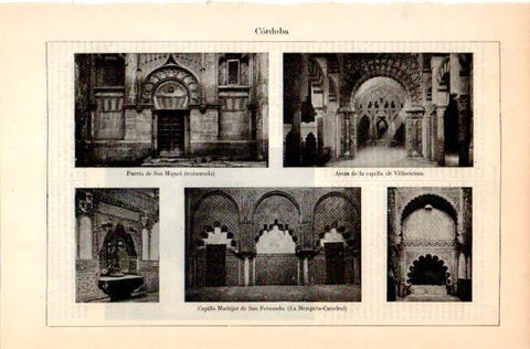 LAMINA V31018: Catedral de Cordoba
