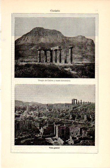 LAMINA V31069: Templo de Corinto